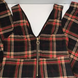 Urban Outfitters Plaid Jump Suit